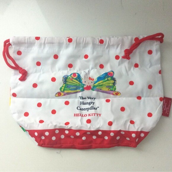 hello kitty and the very hungry caterpillar drawstring pouch - Picture 3 of 10